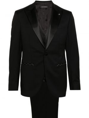 Oblek Luigi Bianchi Mantova čierna