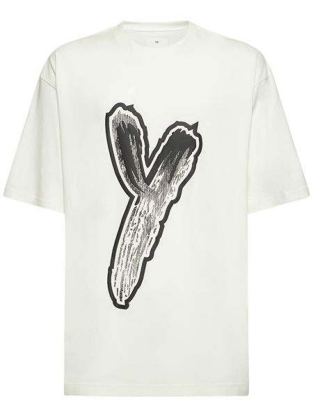 T-shirt in jersey Y-3 bianco