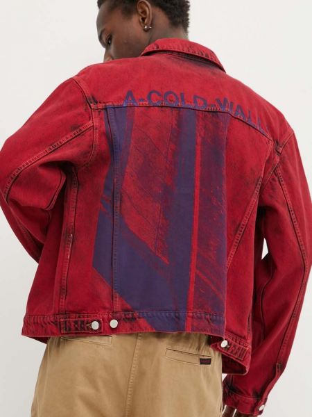 Traper jakna oversized A-cold-wall* bordo