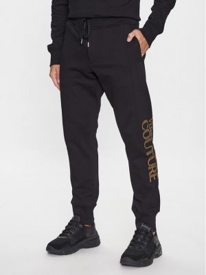 Αθλητικό παντελόνι Versace Jeans Couture μαύρο