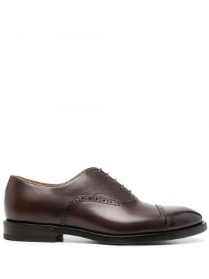 Blonder lær snøring brogues Brunello Cucinelli brun