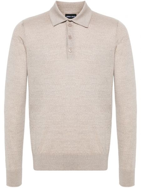 Polo en laine Giorgio Armani beige