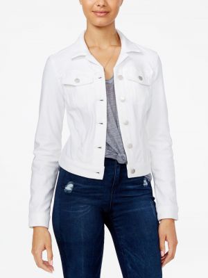 Белая джинсовая куртка Jessica Simpson