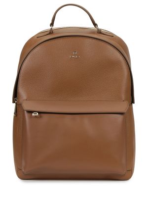 Кожаный рюкзак Furla коричневый