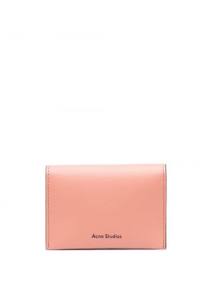 Usnjena denarnica Acne Studios roza