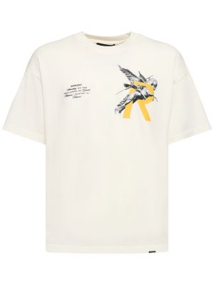 Oversize kokvilnas t-krekls ar apdruku Represent melns
