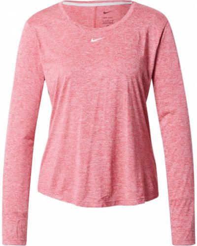 Меланж тениска с дълъг ръкав Nike розово