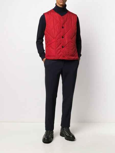 Prošívaná vesta bez rukávů Mackintosh červená