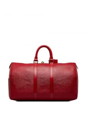 Sac de voyage Louis Vuitton rouge