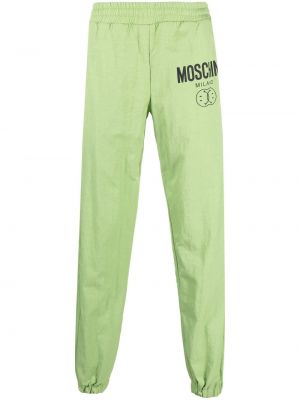 Kalhoty Moschino, zelená