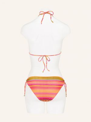 Bikini w paski Watercult różowy