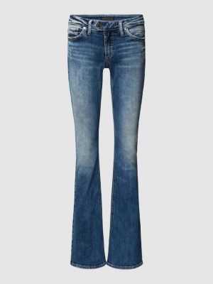Srebrne jeansy dzwony Silver Jeans