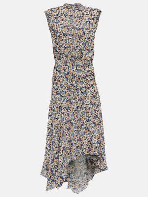 Платье миди в цветочек с принтом Veronica Beard