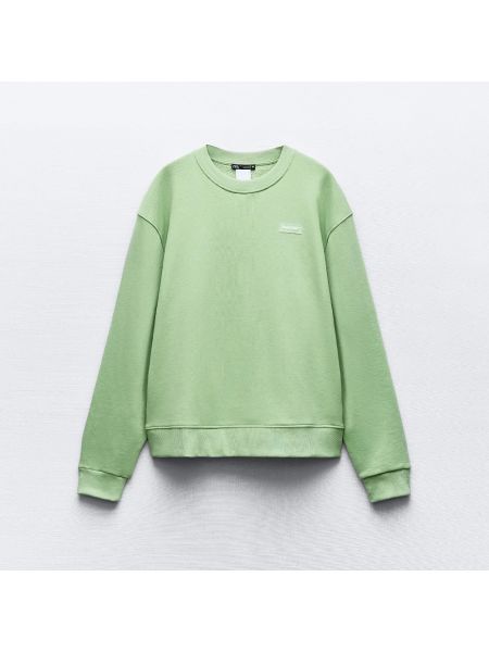Свитшот Zara зеленый