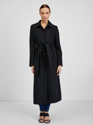 Płaszcz zimowy wełniany Orsay czarny