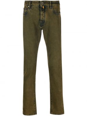 Straight leg jeans Moorer verde