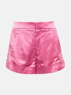 Satenske kratke hlače Tom Ford ružičasta