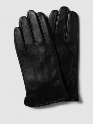 Rękawiczki skórzane Pearlwood czarne