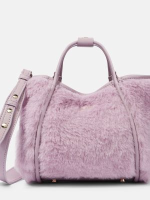 Nakupovalna torba Max Mara vijolična