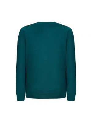 Jersey de lana de lana merino de tela jersey John Smedley verde