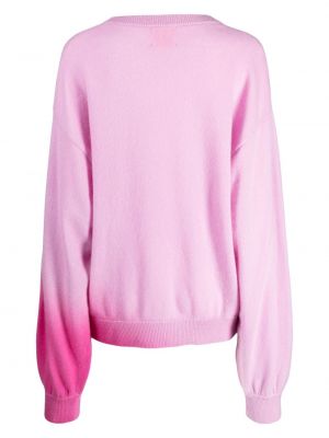 Pull en cachemire col rond Crush Cashmere rose
