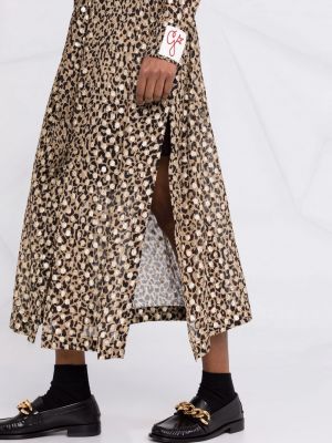 Leopardí šaty s potiskem Golden Goose