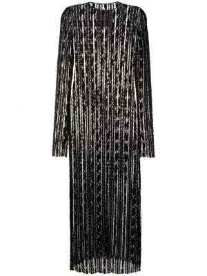Прозрачна вечерна рокля Uma Wang черно