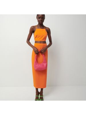 Maxi sukně Reserved, oranžová