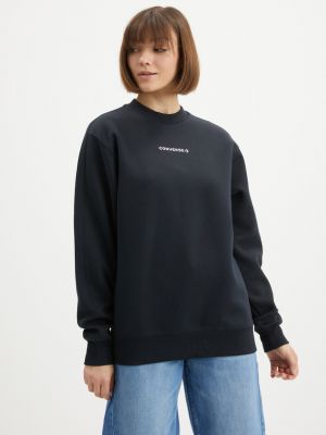 Sweatshirt Converse schwarz