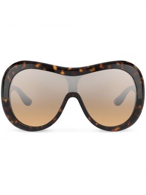 Oversize слънчеви очила Dolce & Gabbana Eyewear кафяво