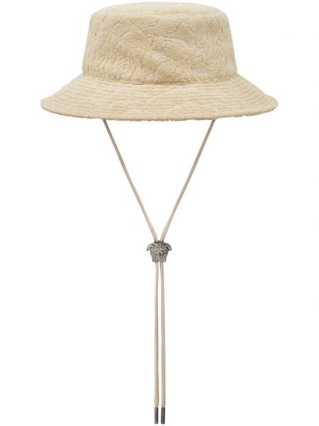 Žakardinis kepurė Versace smėlinė