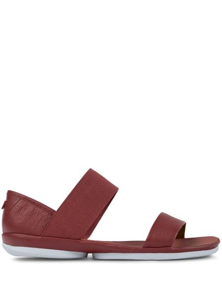 Kožené sandály Camper červené
