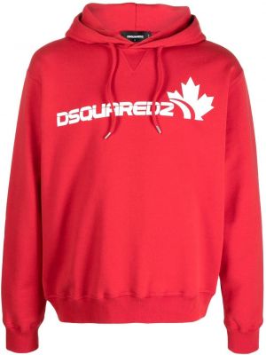 Hoodie Dsquared2 röd