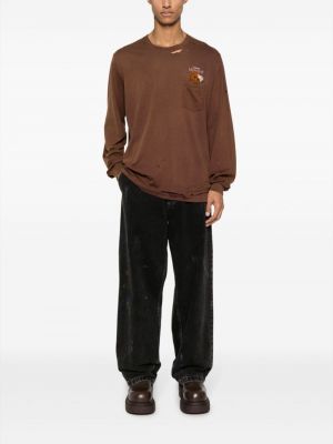 Sweatshirt aus baumwoll Doublet braun