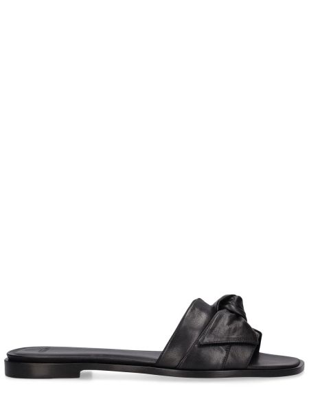 Sandalias de cuero Alexandre Birman negro