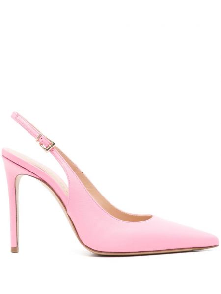 Кожени полуотворени обувки Roberto Festa розово