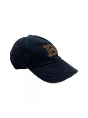 Aksamitna czapka Burberry Vintage czarna