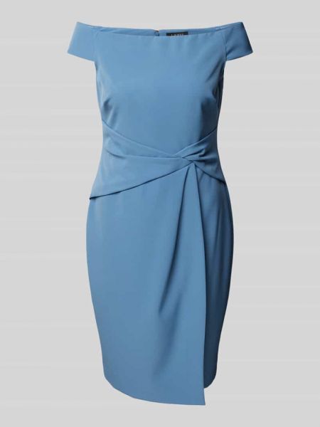 Sukienka mini Lauren Ralph Lauren błękitna