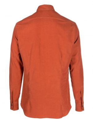 Hemd aus baumwoll Mazzarelli orange