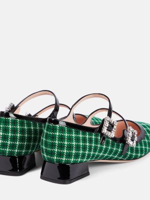 Полуотворени обувки Roger Vivier зелено
