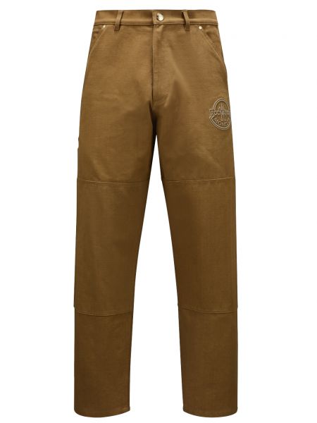 Pantaloni cargo Moncler beige