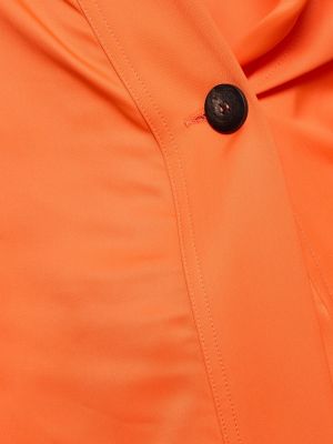 Marškiniai iš viskozės Ferragamo oranžinė