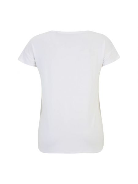Koszulka z okrągłym dekoltem oversize Betty Barclay biała