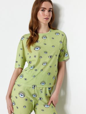 Piżama z nadrukiem Trendyol