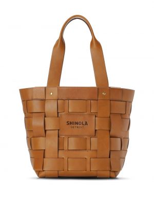 Shopper handtasche Shinola braun