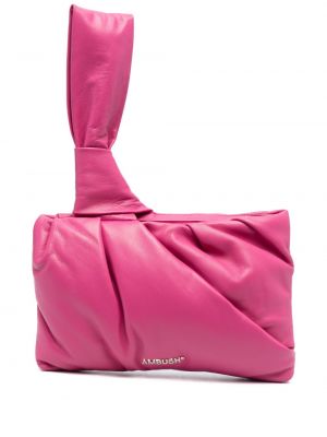Usnjena pisemska torbica Ambush roza