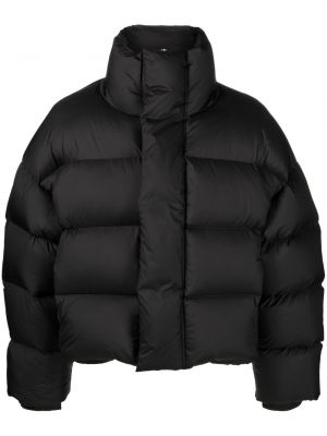 Pérový oversized prešívaný kabát Entire Studios čierna