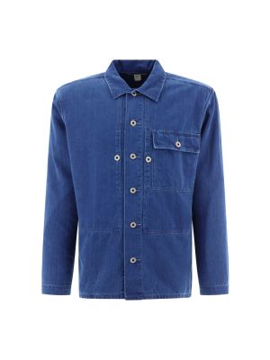 Koszula w jodełkę Ralph Lauren niebieska