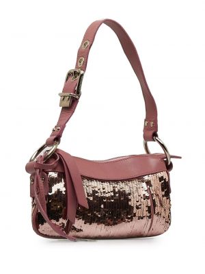 Чанта за ръка с пайети Dolce & Gabbana Pre-owned розово