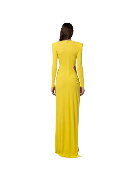 Vestido largo Elisabetta Franchi amarillo